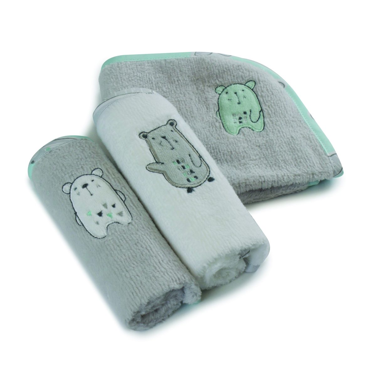 Bubba Blue Beary Happy 3pc Facewasher