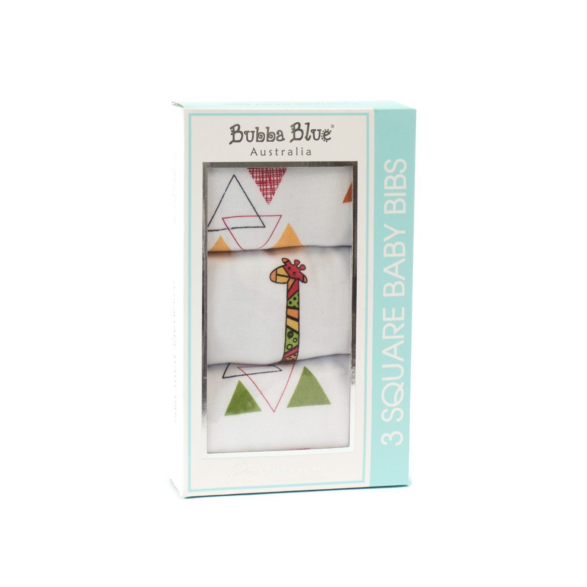 Bubba Blue Giraffica 3PK Bib Set