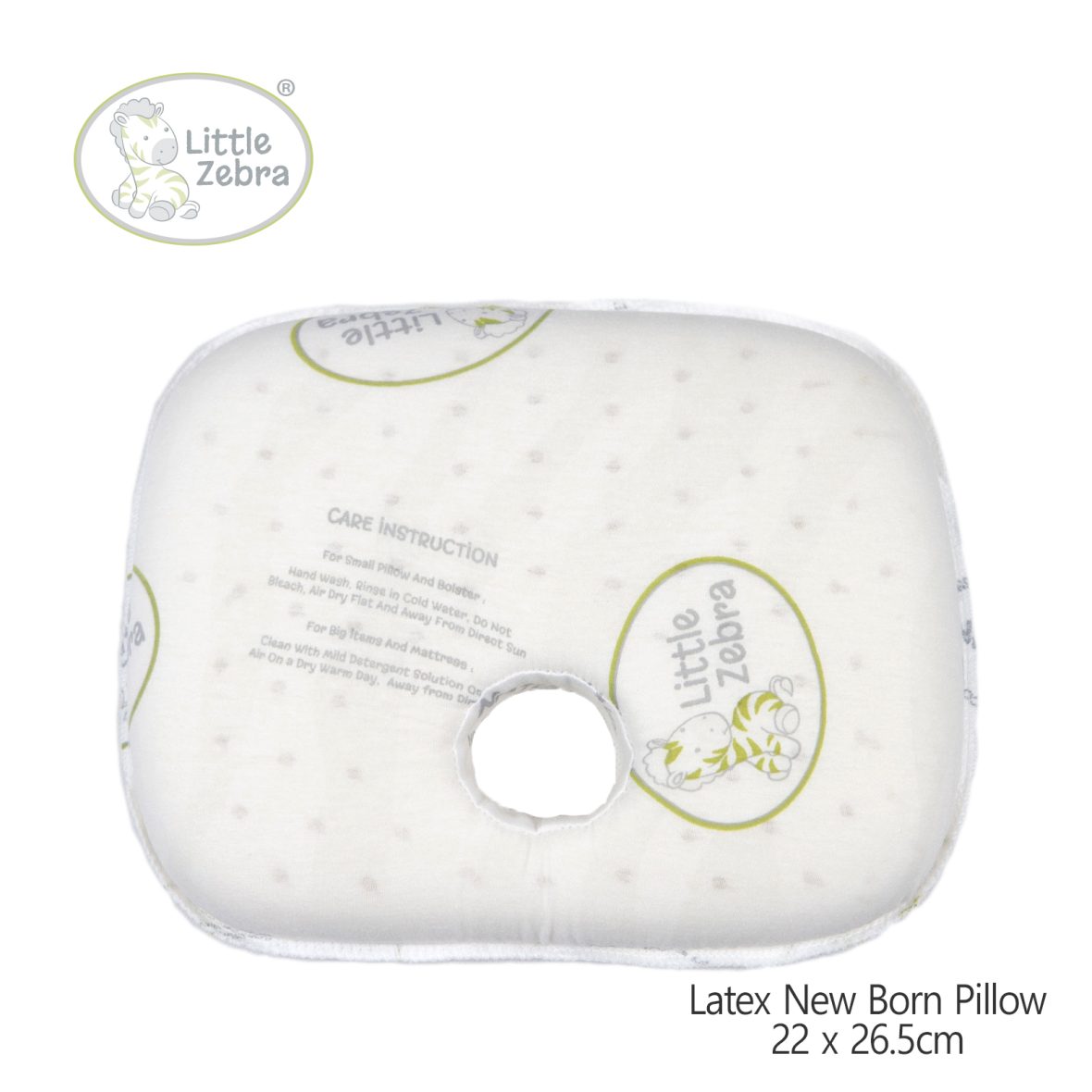 Little Zebra Latex New Born Pillow