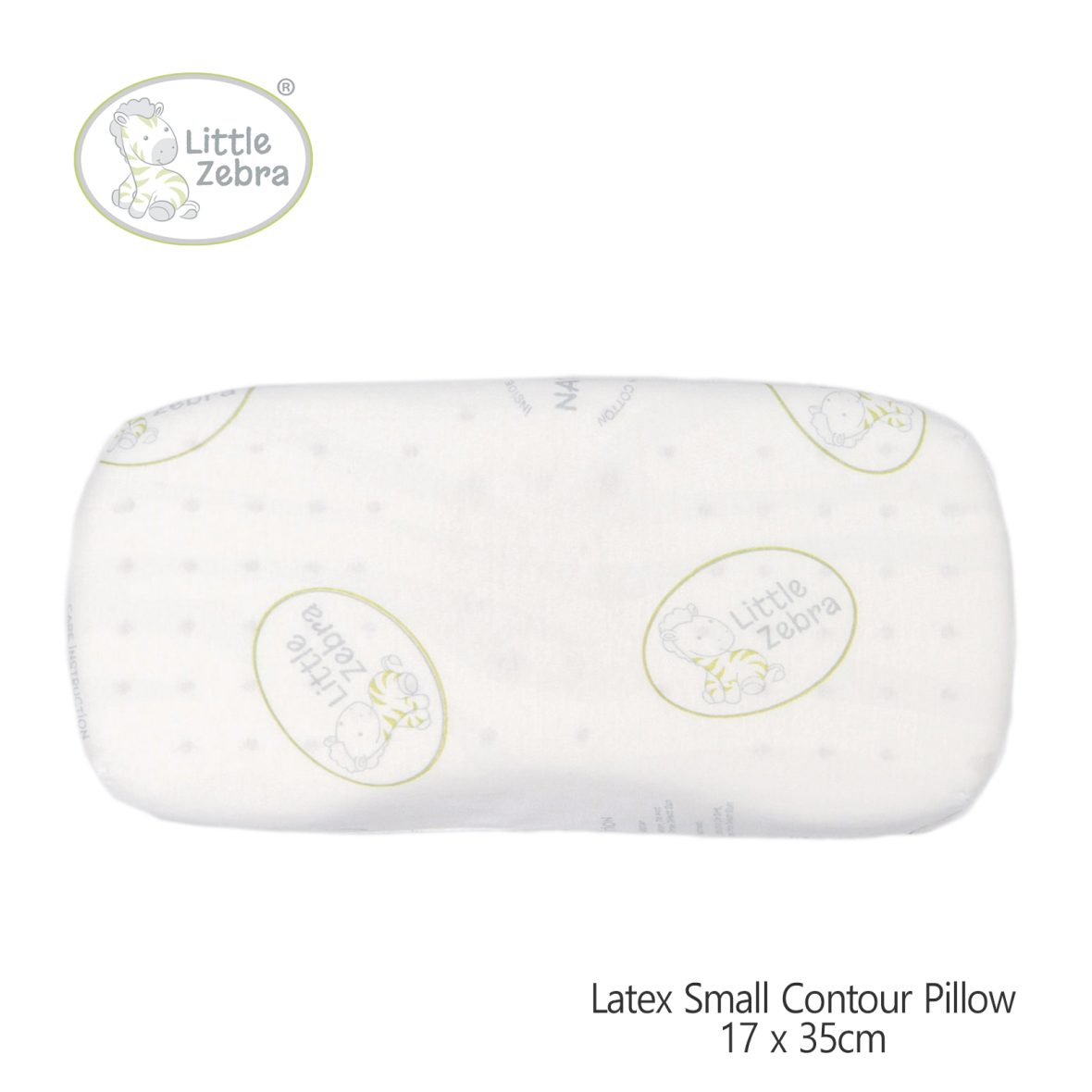 Little Zebra Latex Small Contour Pillow