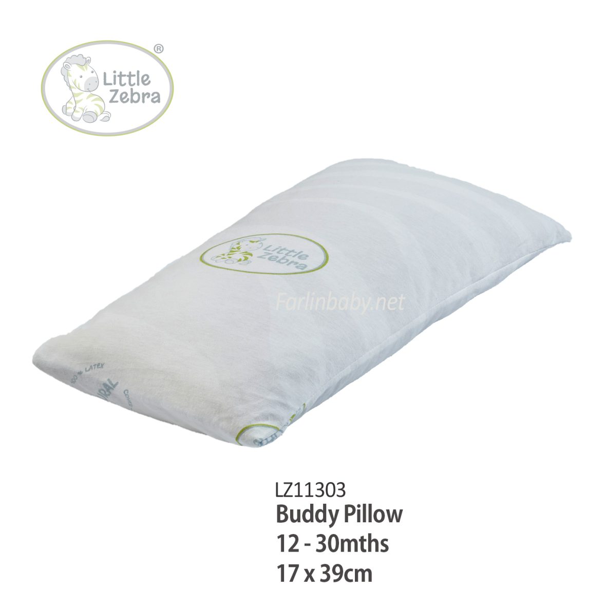 Little Zebra Latex Baby Buddy Pillow