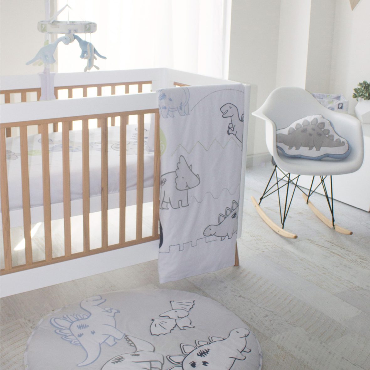 Bubba Blue Jurassic Cot Quilt Cover with Duvet Removable Inner